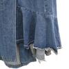 AULA Long length Ashime Denim skirt 1 Wash blue Women Used
