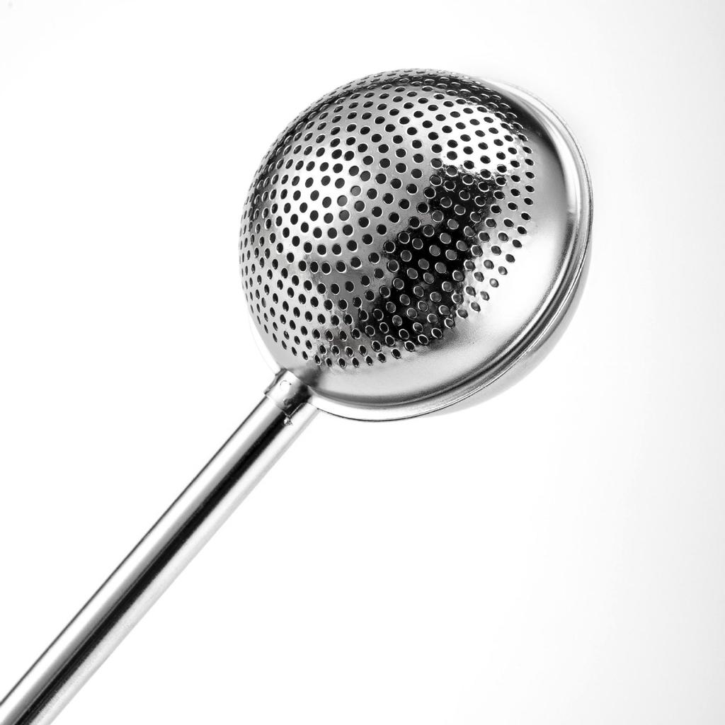 Creative 304 Stainless Steel Telescopic Tea Infuser & Strainer Hemisphere Powdered Sugar Sieve