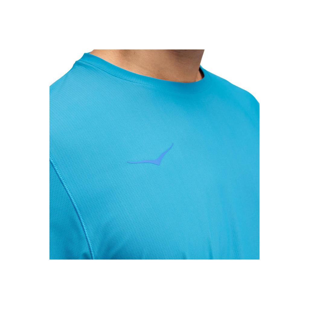 HOKA ONE ONE Solid Color Round Neck Short Sleeve T-Shirt Men Tops 1175771-HKB