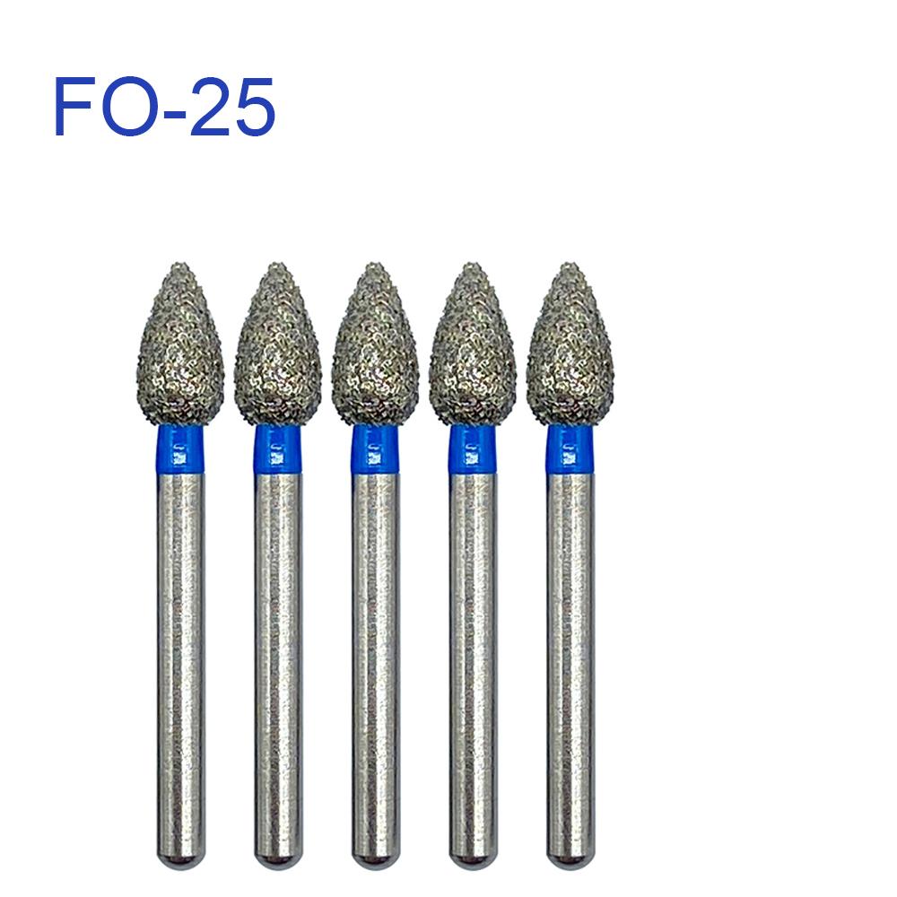 5Pcs/Pack, Jnsur Dental Diamond Burs Dental Drills For High Speed Handpiece Fg Dia 1.6Mm Dental Lab Technican Dentistry Material
