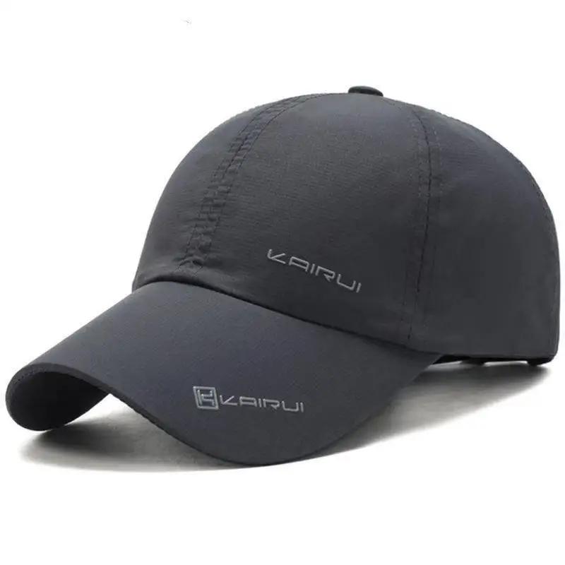 Unisex Breathable and Quick Drying Snapback Baseball Caps Spring and Autumn Outdoor Adjustable Casual Hats Sunscreen Hat