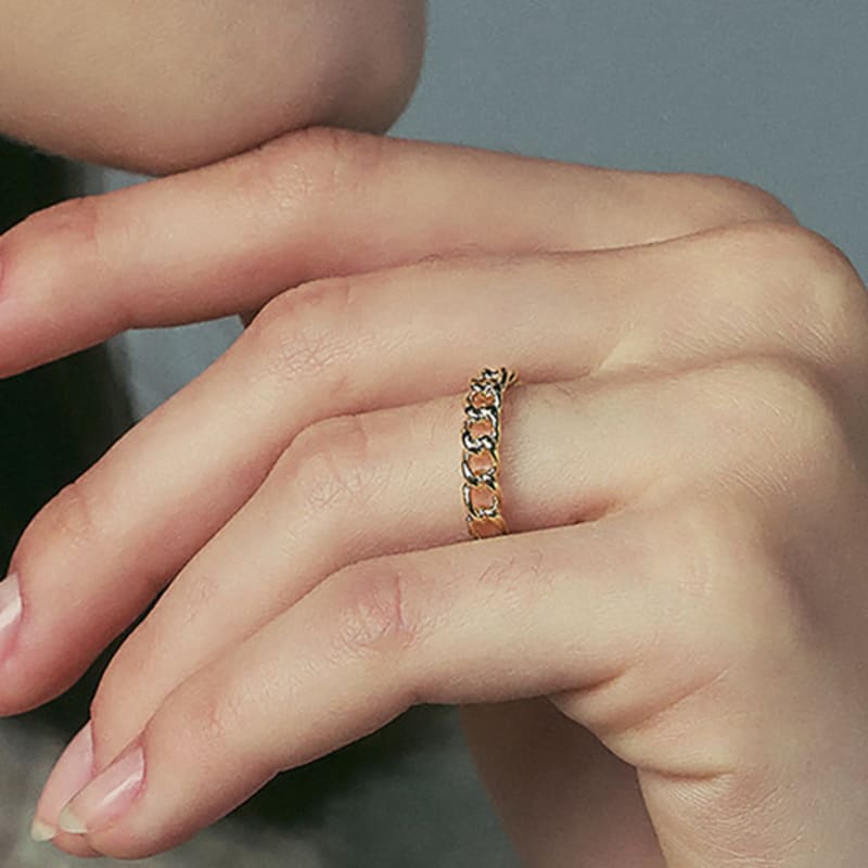 Dana Burton Chain Melody Open Ring