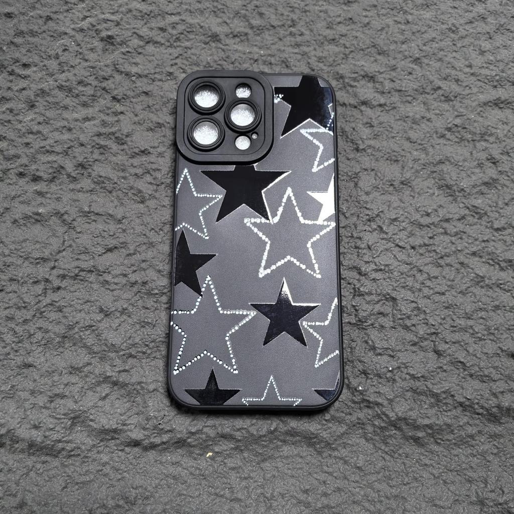 Isn't the wind simple and trendy cool stars iPhone16 anti-drop mobile phone case Apple 17Pro silicone skin-friendly soft case