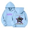 Kids Long Sleeve Letter Print Pullover Hoodie Loose Fit Casual Sweatshirt for Boys and Girls