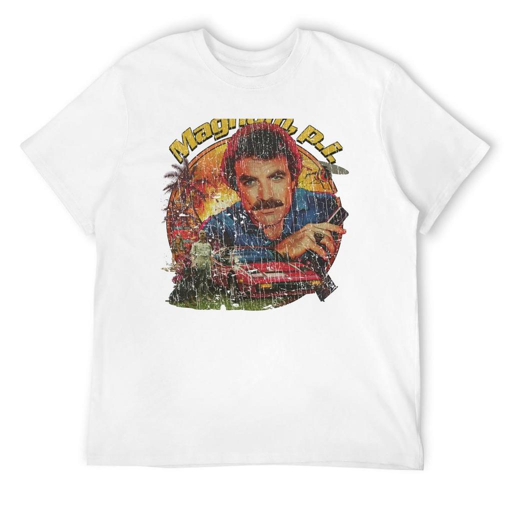 Magnum PI 1980 T-Shirt Abbigliamento Taglie Forti Sublime Unisex Moda