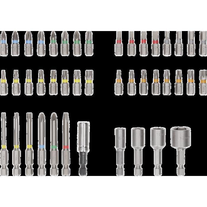 Coffret D'embouts De Vissage - Bosch - 2607017723 - 43 Pièces - Acier S2 - Boîte Pick and Click