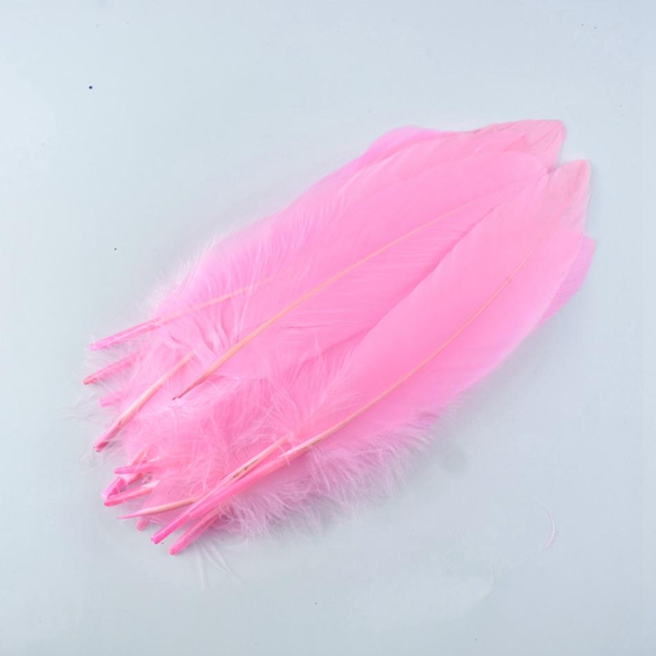 50Pcs Natural Goose Feathers Plume Craft DIY Royal Blue Feather Wedding Party Plumas Jewelry Making Decor Accessories 13-18CM