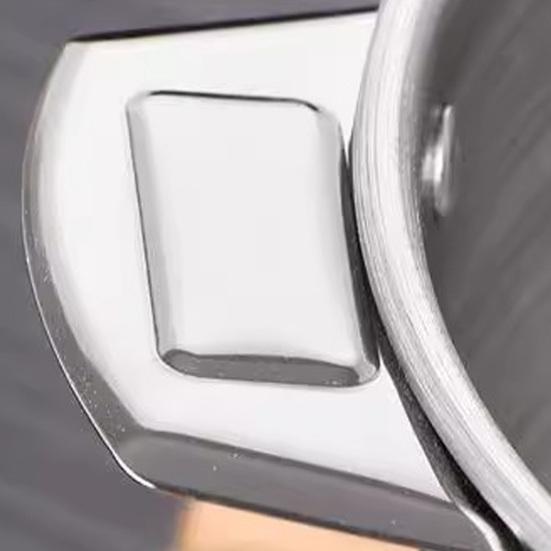 Edelstahl Ölbehälter mit Deckel & Sieb Robuster Küchenschmalztopf zur Aufbewahrung von Frittierfett Filterung Rostfrei Spülmaschinenfest