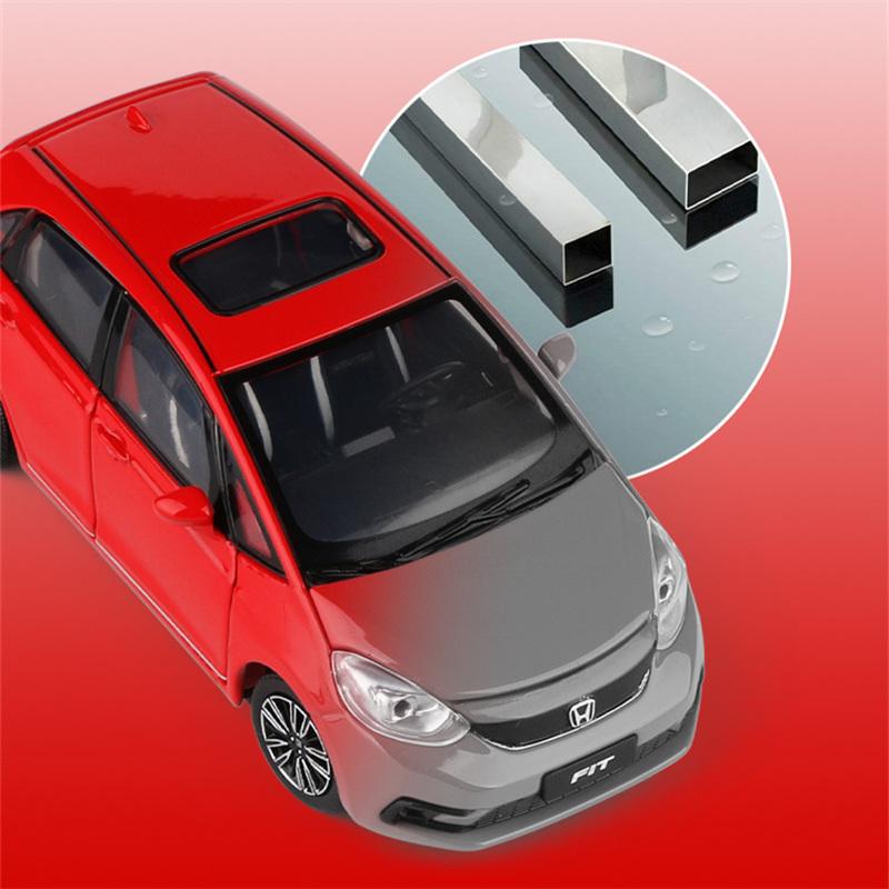 1/32 HONDA Fit GK5 Alloy Car Model Diecast Metal Toy Vehicles Car Model High Simulation Sound and Light Collection Children Gift