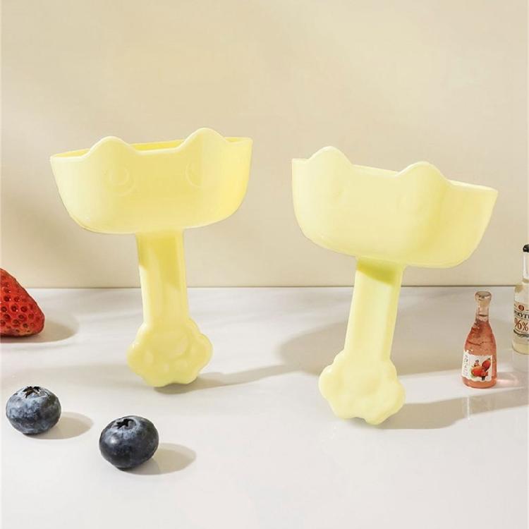 4pcs Spill Proof Ice Lollys Holder Cat Shaped Ice Cream Storage Rack for Kids