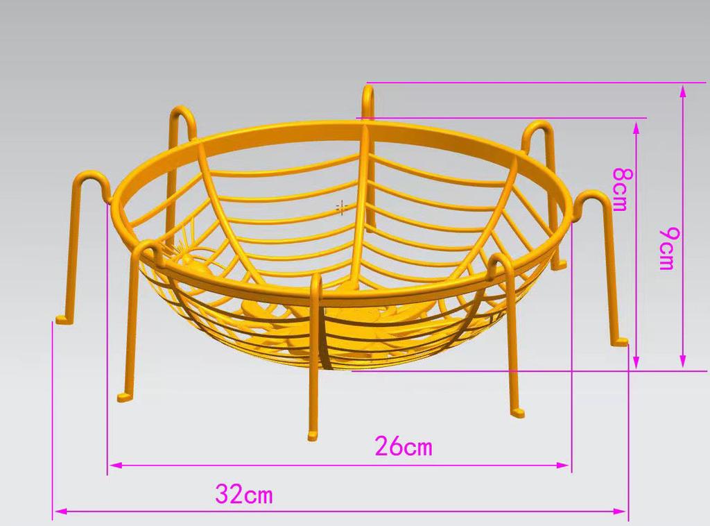Halloween Decoration Black Spider Web Bowl with Stand Fruit Plate Candy Biscuit Package Basket Bowl Halloween Party Supplies