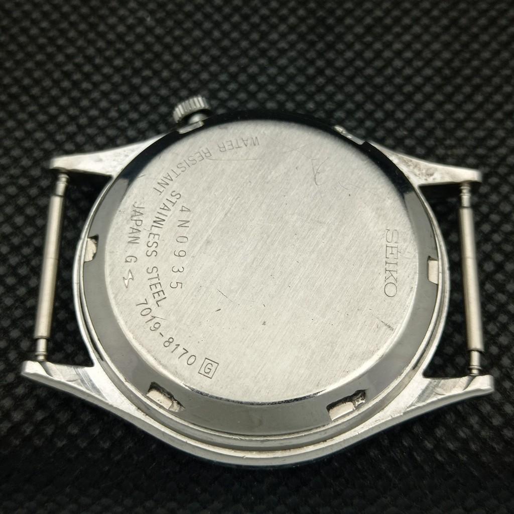 USED VINTAGE SEIKO 5 AUTOMATIC 7019A JAPAN MENS D/D ARABIC WATCH 603-a313775-9 SKU603-a313775