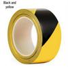 Black and Yellow Zebra Stripe PVC Warning Tape for Floor Marking