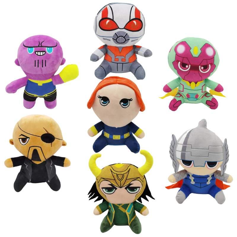 Avengers Plush Toy Set With Ant-man, Iron Man, Loki, Thor, And More!