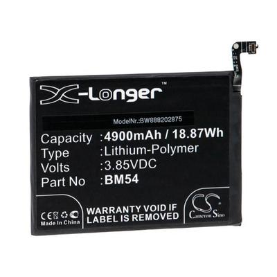 Vhbw Battery Compatible with Redmi Note 9 5G, Note 9T Smartphone (4900mAh, 3.85V, Li-polymer)