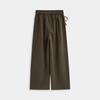 IEF Petite 2025 Autumn/Winter Casual Wool Blend Wide-Leg Pants