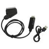 SCART To HD Multimedia Interface Converter HD 1080P SCART To HD Multimedia Interface Adapter Cable for Sound Video DC 5V