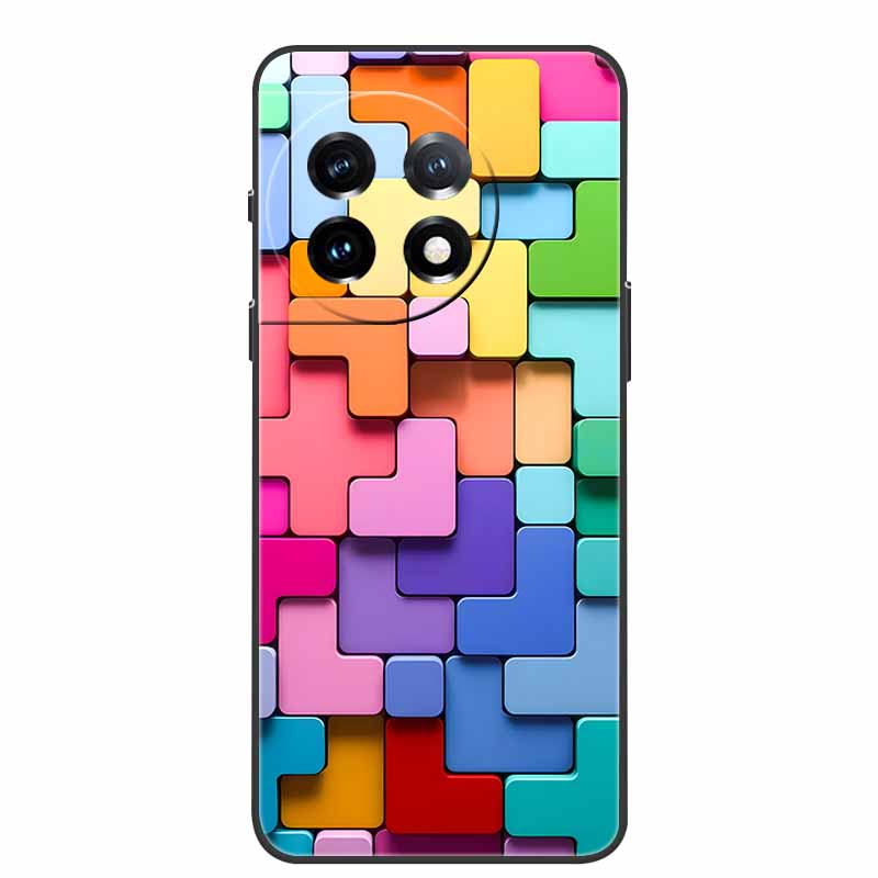 For One Plus 11 Case Marbled Granite Stone Texture Phone Cases for Oneplus 11R Shockproof Soft Cover on for Oneplus11 5G Silicon