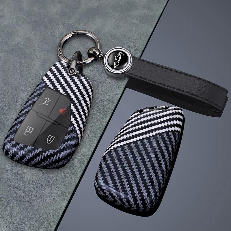 Car Key Cover Fob Case Shell For Gmc Yukon Sierra At4 For Buick Envision S Plus Avenir For Chevrolet Suburban Tahoe