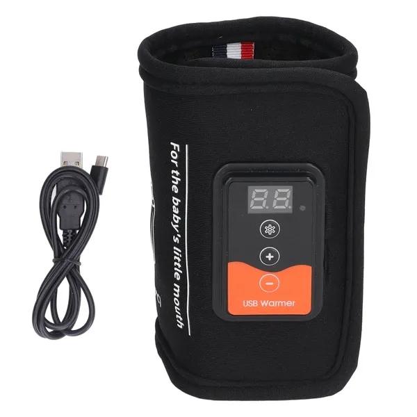 USB Insulated Quick Heating Baby Bottle Warmer Outdoor Portable Milk Bottle Warmer Bag Constant Temperature