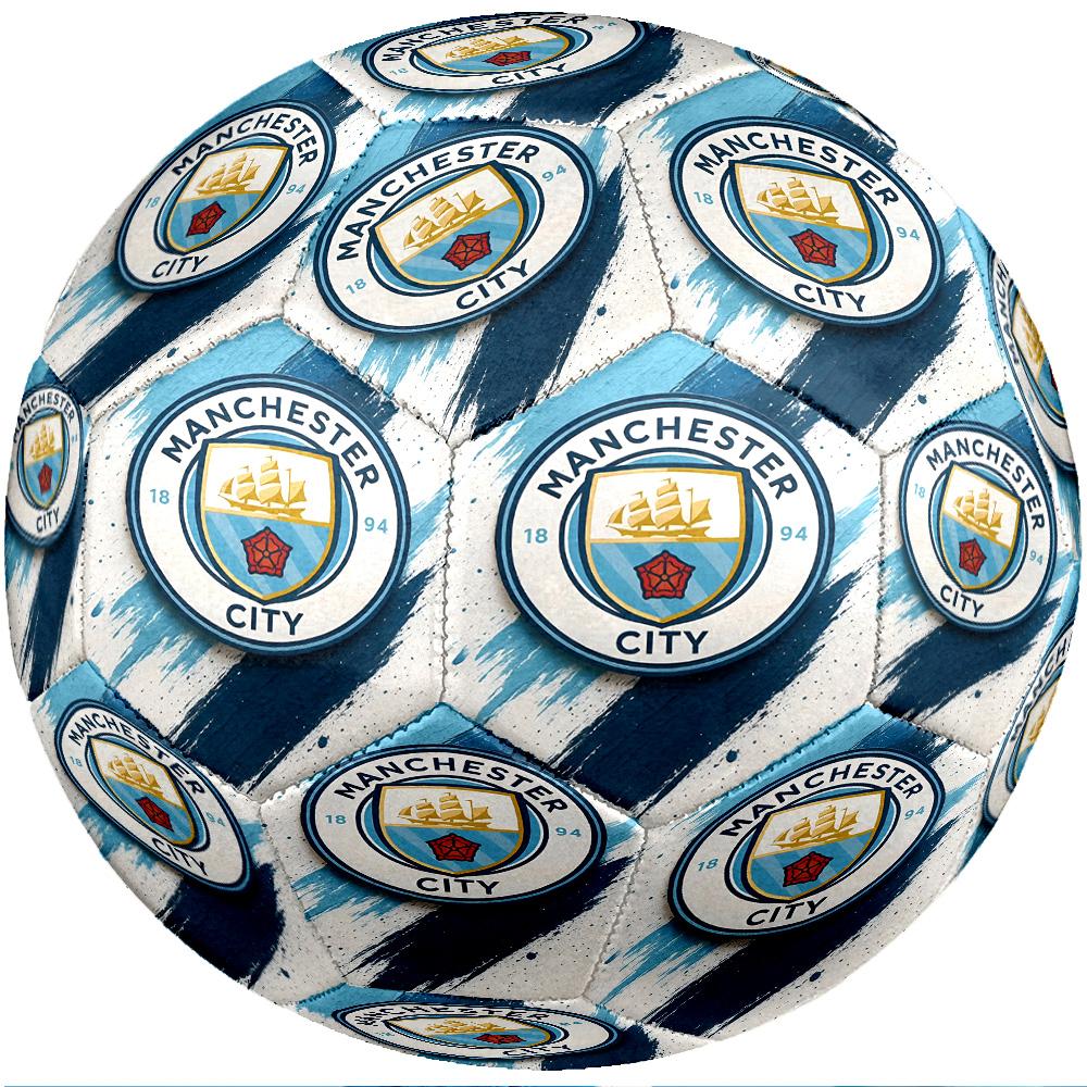 Ballon de Football de Match Taille 5 Thème Manchester City Professionnel Extérieur Football Doux Toucher Ballon d'Entraînement