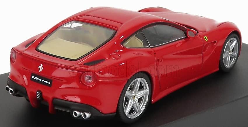 Ferrari F12 Berlinetta 2012 Scale Diecast Model Car with Case 1/43 (Red) [Used]
