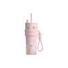 Insulated Mug, Water Bottle, Large Capacity Straw Cup, Pink, 710ml