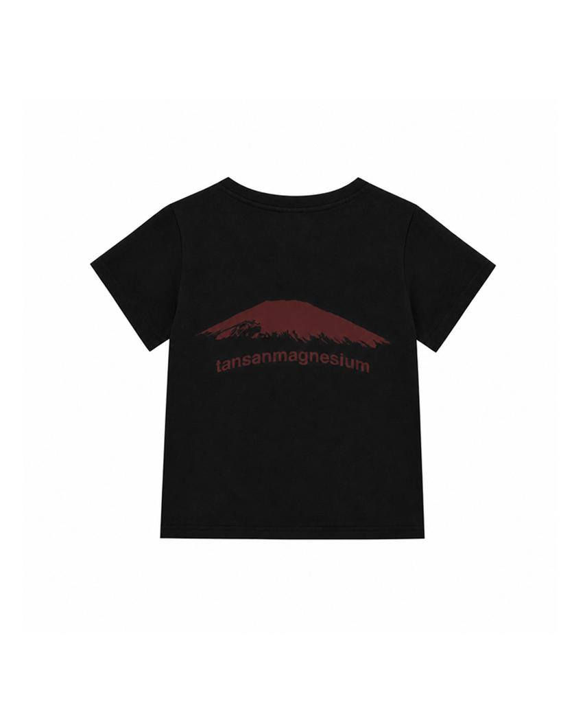 Tansanmageunesyum Mountain T-Shirt (Black/Red)