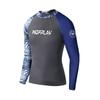Mens Long Sleeve Rash Guard UPF 50 Quick Dry Swim Shirt Snorkeling Surfing Diving Water Sports