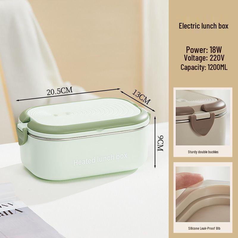Portable Insulated Electric Lunch Bento Box for Students and Office Workers