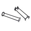 2Pcs Basin Wrench Steel Lightweight Easy Operating Under Sink Faucet Plumbers Wrench for RV Yacht