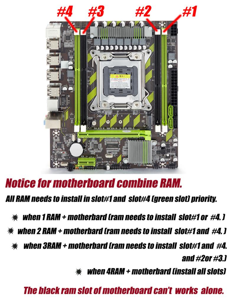 X79G X79 Motherboard LGA 2011 USB2.0 SATA3 Support REG ECC Memory And Xeon E5 Processor 4DDR3 PCI-E NVME M.2