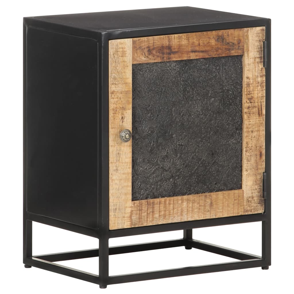 Nightstand 40 x 30 x 50 cm Rough Mango Wood