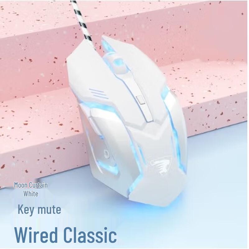 EWEADN Wired Silent Gaming Mouse