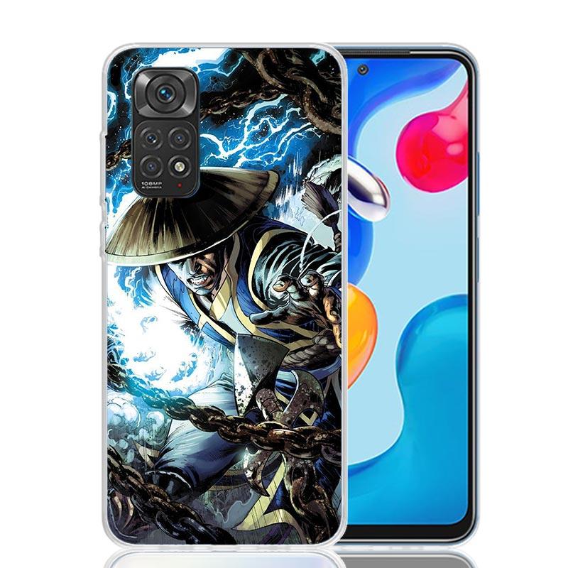 Mortal Kombat Case Phone Cover for Xiaomi Redmi Note 14 13 12S 12 11S 11 11T 11E 10S 10 Pro Plus 5G Trend Fundas Note 13 12S 12
