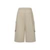 adidas Multi-Pocket Lace-Up Plaid Comfortable Work Shorts Women Shorts KY7840