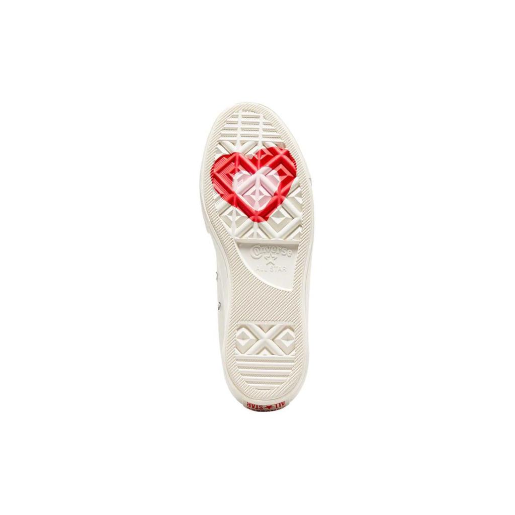 Converse Chuck Taylor All Star Platform Yüksek Y2K Kalp Kadın Spor Ayakkabıları Krem Egreti Ateş-Rüya A09114C