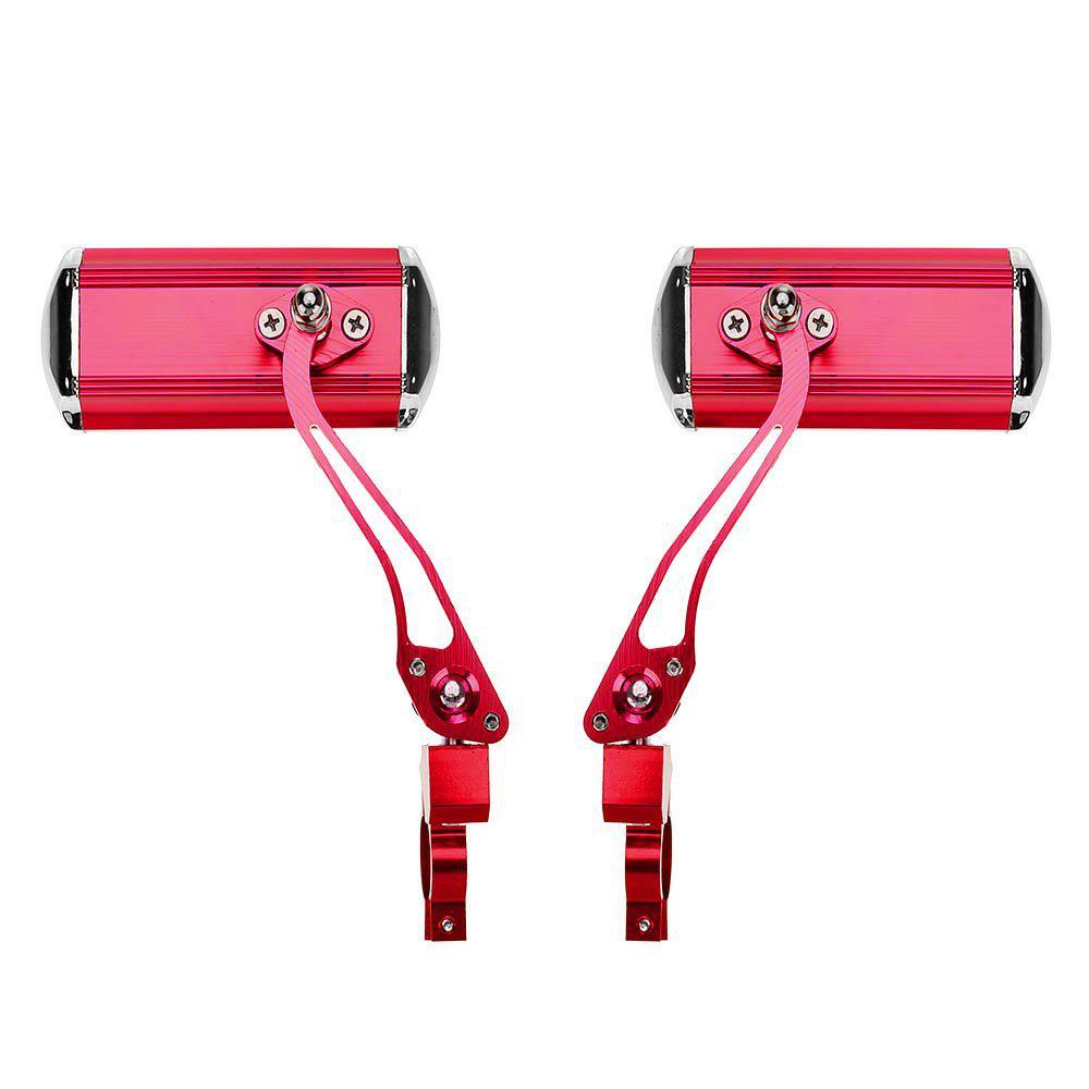 

1 Pair Foldable Bicycle Rearview Mirror Aluminum Alloy Adjustable Mountain Road Bike Handlebar Mirror Bike Parts Accessories red #1