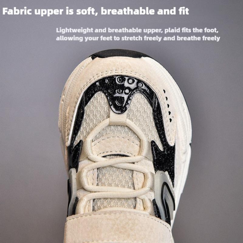 Dad Shoes Spring and Autumn Fashion Mesh Breathable Girls Sneakers Medium and Older Children's Casual Shoes