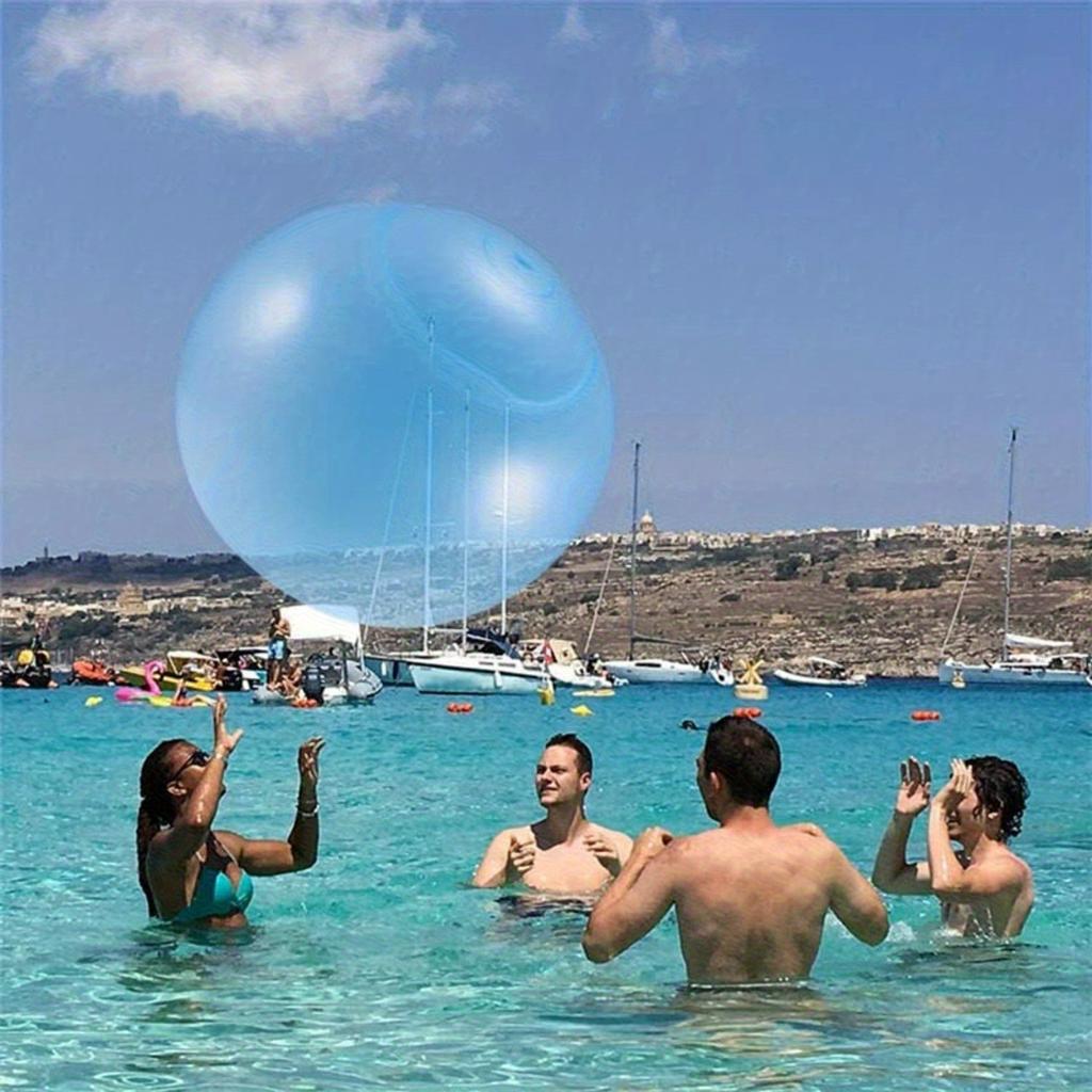 Confezione da 2 Palloncini ad Acqua Giganti Riutilizzabili in TPR, Trasparenti e Durevoli, Perfetti per Giochi d'Acqua all'Aperto