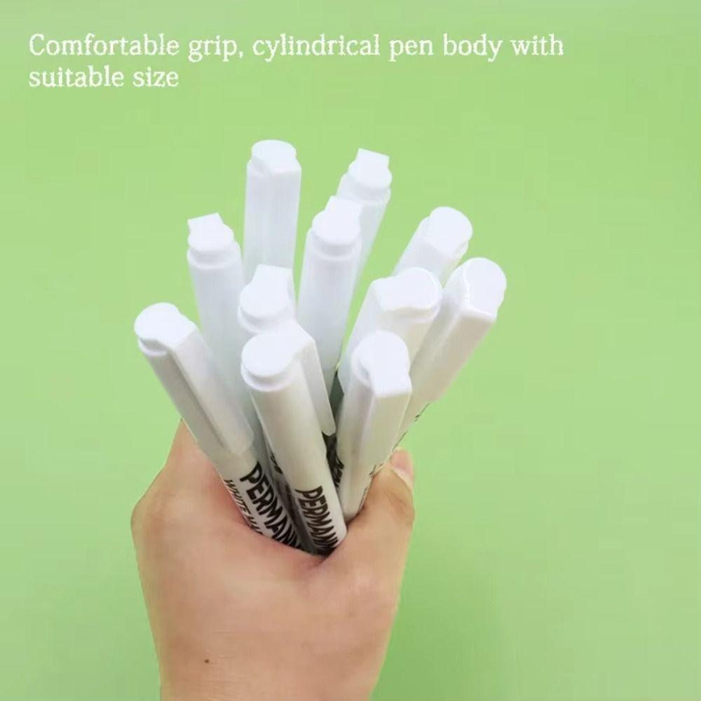 3/6Pcs Oil-Based Paint Marker Waterproof Highlight Marker Art Writing Paint Pens  DIY Painting