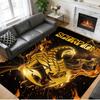 Scorpions Print Crystal Velvet Plush Rug Wear?Resistant Anti?Slip Floor Mat For Indoor Household Decoration
