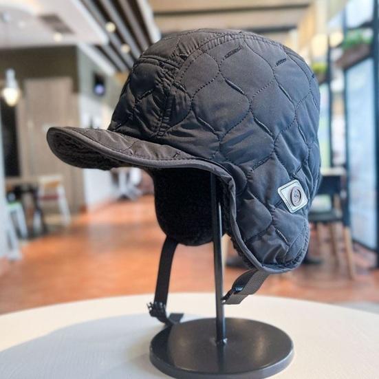 Yousheng Lei Feng Hat Waterproof Winter Hat with Ear Flaps Solid Color Thickened Plush Lining Windproof Cold Resistant Outdoor Cap