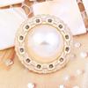 10Pcs Pearl Buttons Pajamas Coats Sweaters Women'S Round Versatile High-End Decorative Buttons Daquan Clothes Accessories