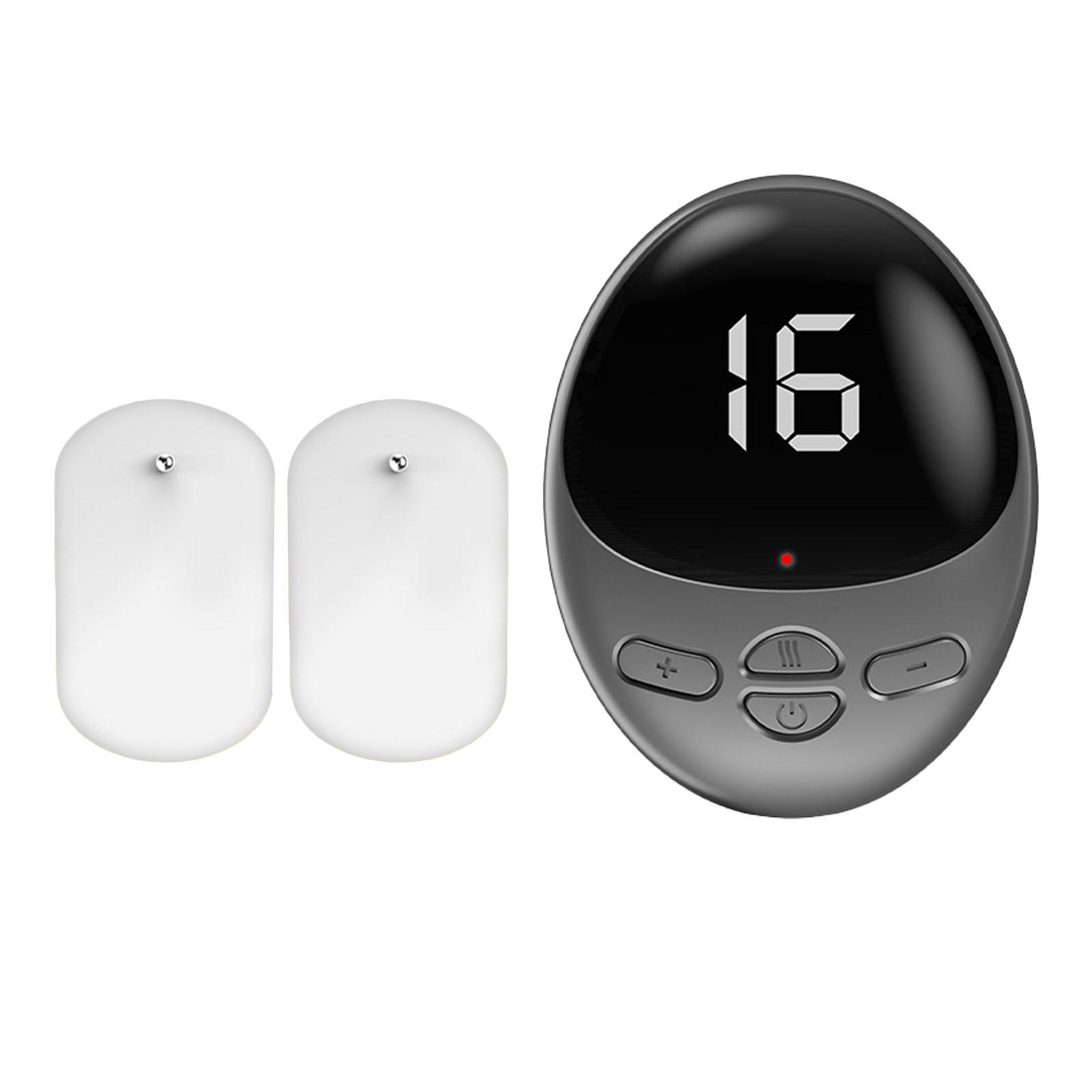 

Electric Microcurrent Massage Patch 6 Modes 16 Gears Relieve Fatigue Relax Massage Sticker Blue серый