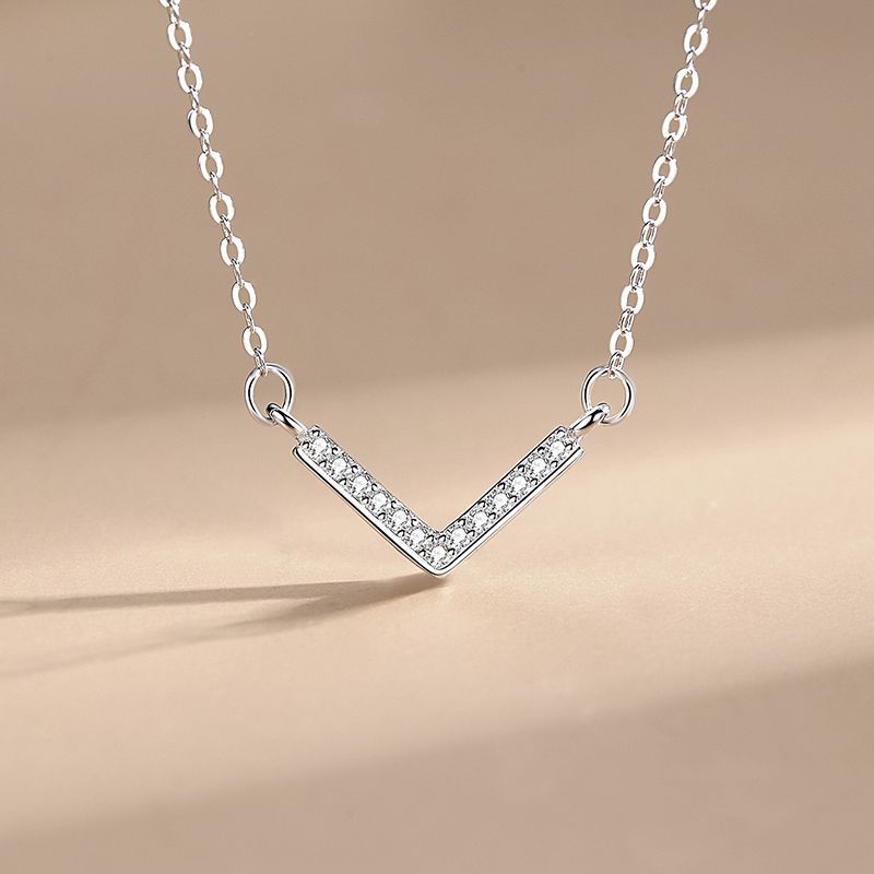 Tancise S925 Sterling Silver Necklace Women Full Pendants Necklaces Simple Personality.