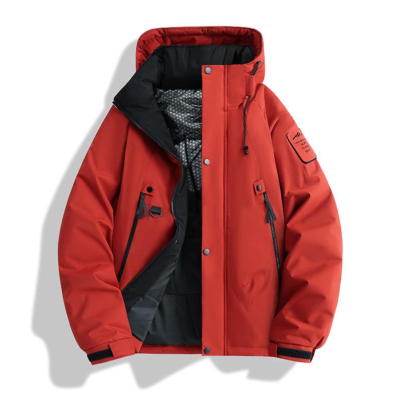 Outdoor Work Clothes Jacket Men and Women Outdoor Three-in-one Removable Jacket Mountaineering Suit Men Casual Couple Jacket