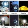 Solar Light Bulb Camping Solar LED Light USB Rechargeable 5Lighting Modes Tent Hanging Bulb for Outdoor Hiking Emergency Outage