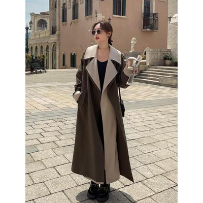 Windjacke Damen Frühling und Herbst Neuer Stil Leichter Luxus Beliebt Britischer Stil Nischendesign Jacke