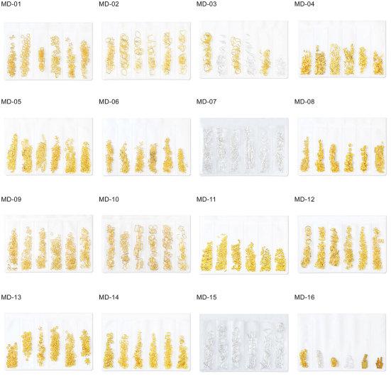 Nail Art Rivet Glossy Eye-catching Metal Nail Art Rivets Manicure Decoration for Party